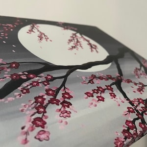 Sakura artwork . Cherry blossom tree . image 3