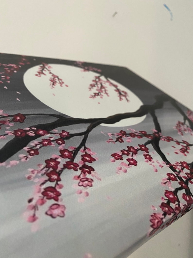 Sakura artwork . Cherry blossom tree . image 3