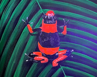 poison dart frog art