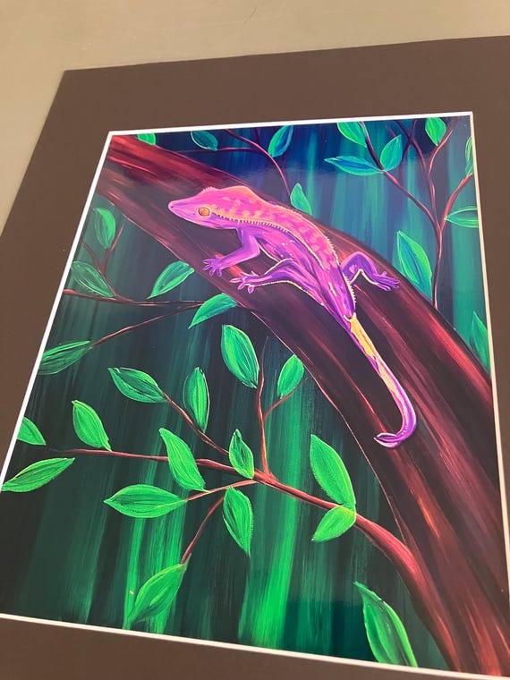 Crested Gecko Artwork - Etsy Israel