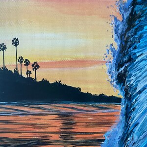 Surf wave painting image 5