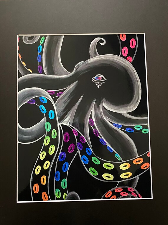 Felpa octopus deals arcobaleno