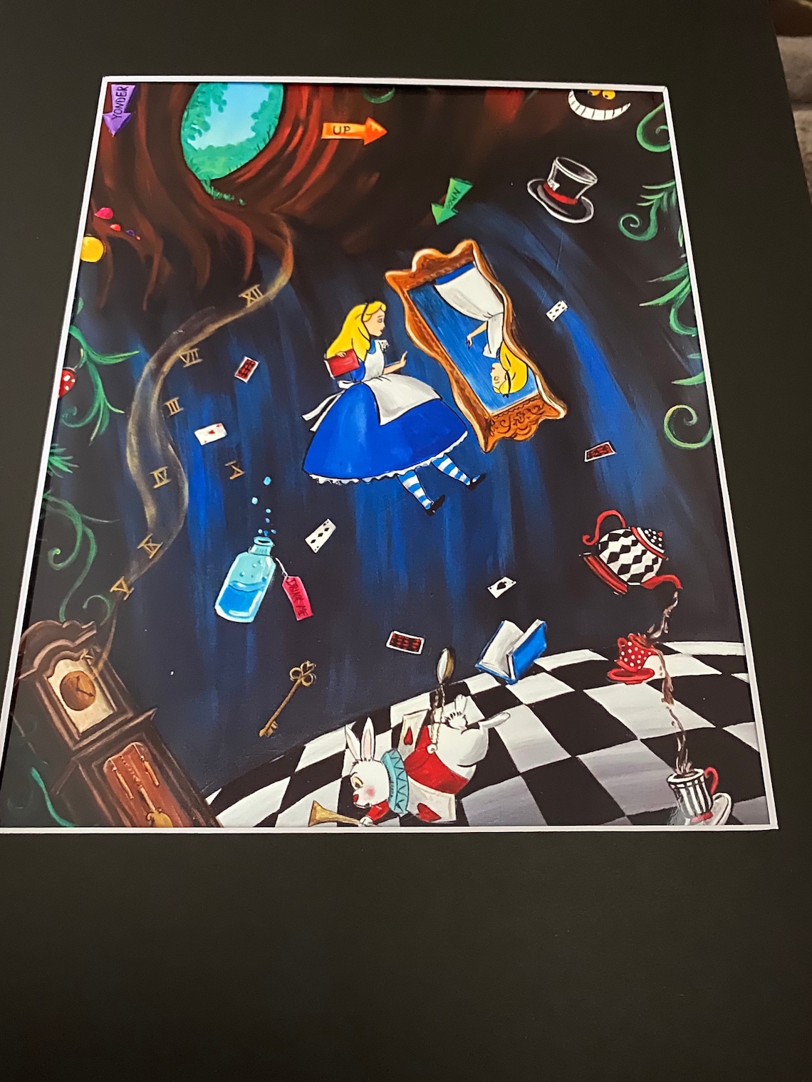 Alice che cade nel buco - Etsy Italia