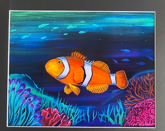 Clownfish art print