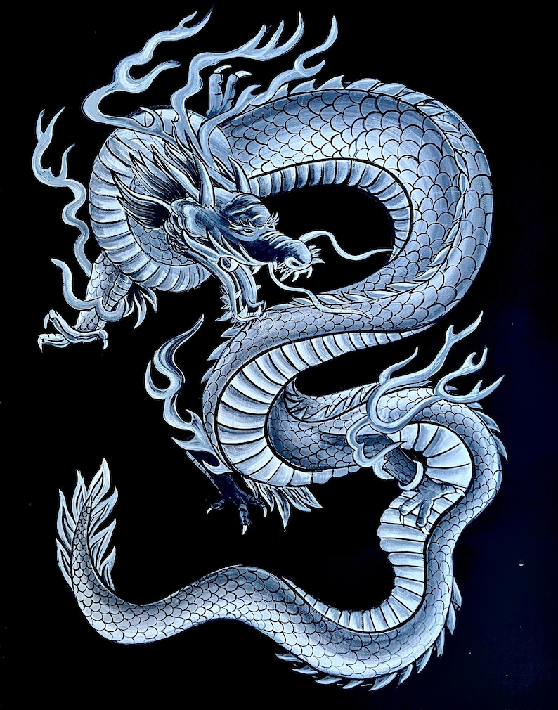 Chinese dragon art image 1