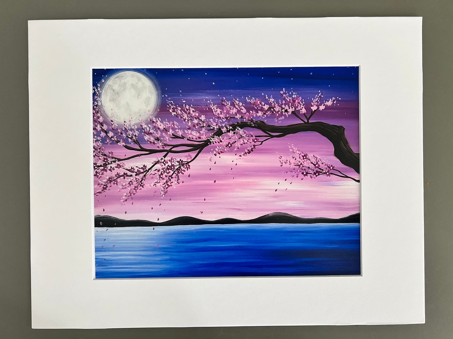 Cherry Blossom Art Japanese Sakura Floral Artwork - Etsy