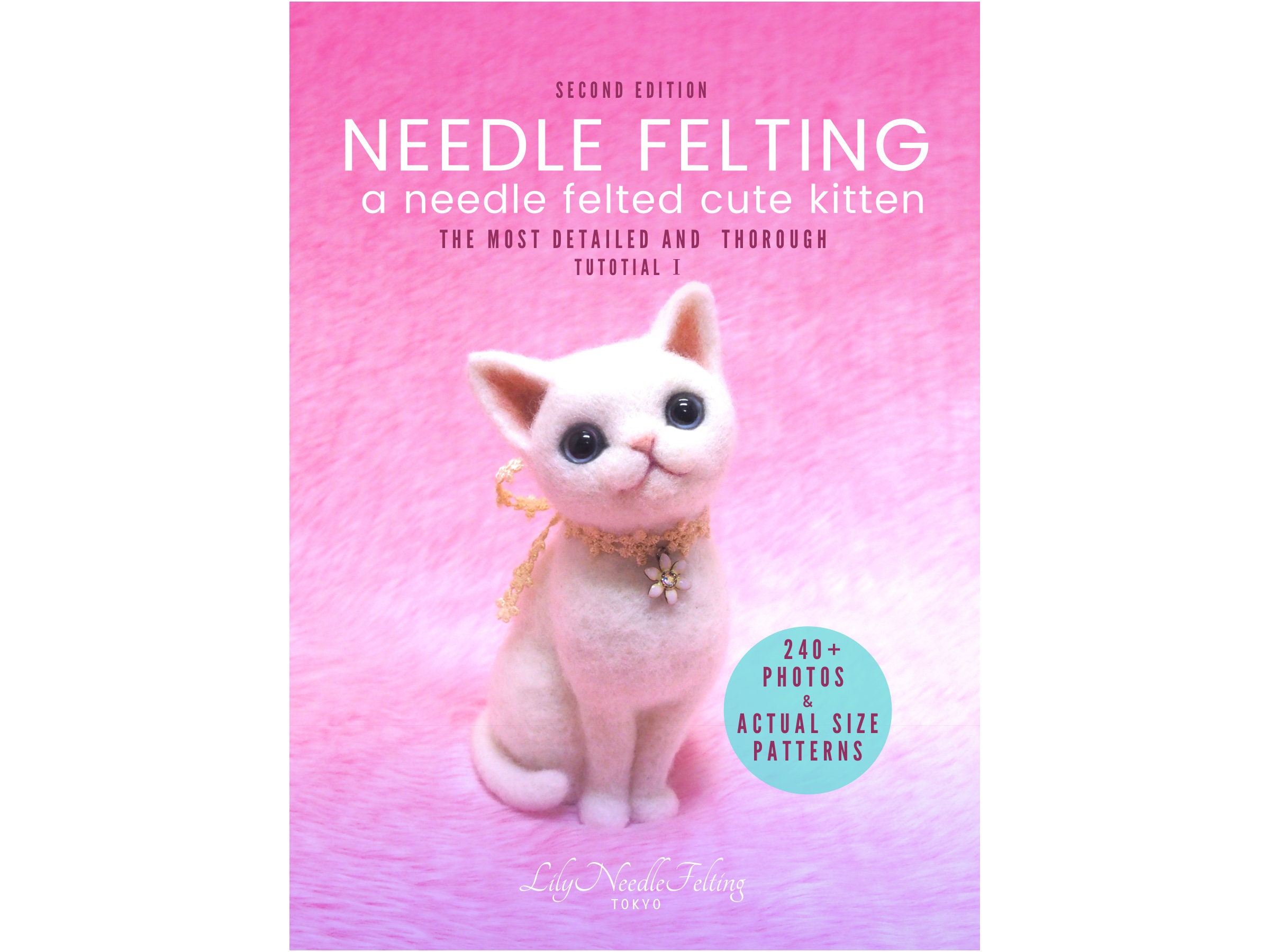Japanese Realistic Dogs and Cats Needle Felting Book by Mirii Kirino 