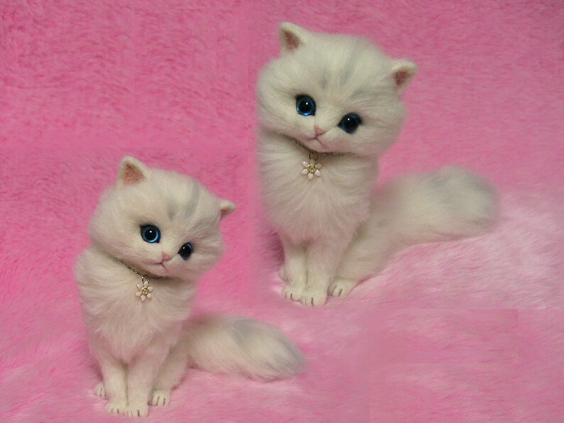 PDF Tutorial II: Needle Felted Long-haired Cat How to Felt afbeelding 2