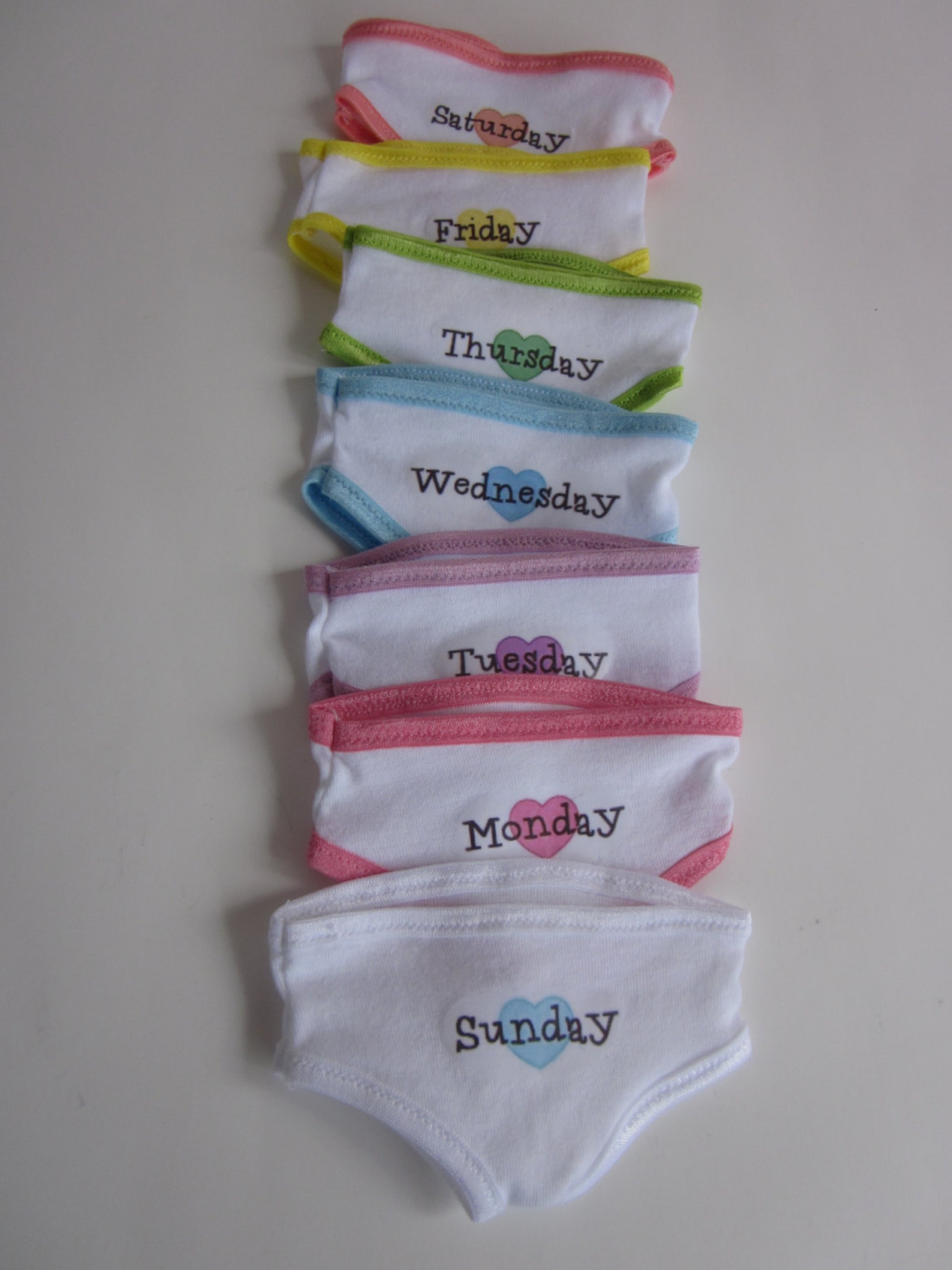 Adorable Days of the Week Panties & Storage Garment Bag for Etsy