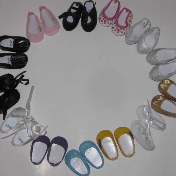 18" doll shoes variety clearance