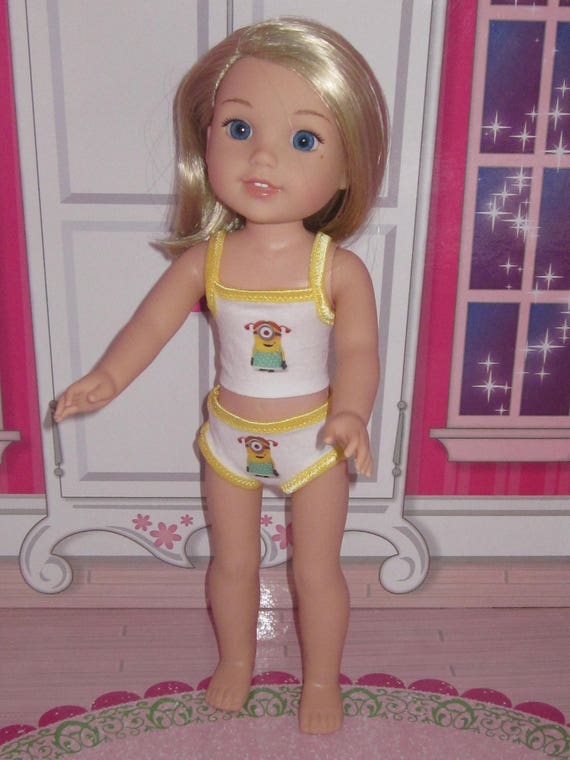 14.5 Inch Doll 2 Pc. Mod Underwear Set Fits Dolls Such as Wellie