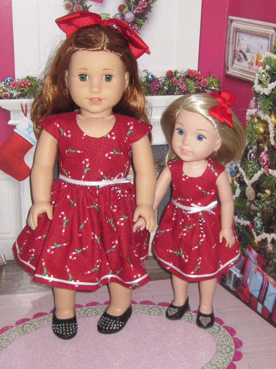 American Girl Truly Me 'All That Glitters' Holiday Outfit Set - Gold Dress,  Shoes & Accessories For 18" Dolls American Girl Holiday Doll Clothing &  Accessories