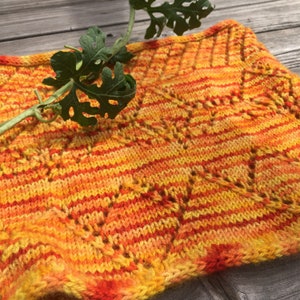 Autumn Harvest Cowl and Fingerless Gloves Knitting Pattern
