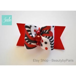 SALE!- Wicked OZ -Ruby Slippers 7/8&quot; Dog Bow