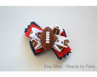 Football Dog Bow You Choose Team Colors