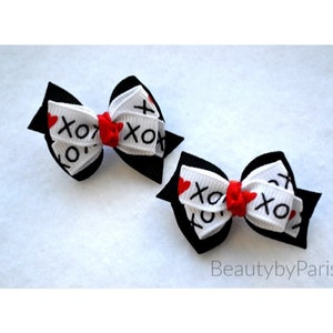 XOXO Pigtails 1.5&quot; Dog Bows