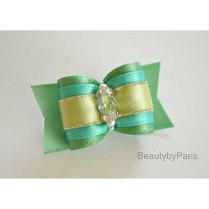 Mint Infusion 7/8&quot; Dog Bow