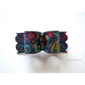 Paisley- 5/8&quot; Dog Bow