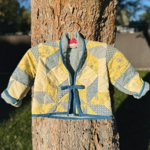 Handmade Toddler Quilt Jacket