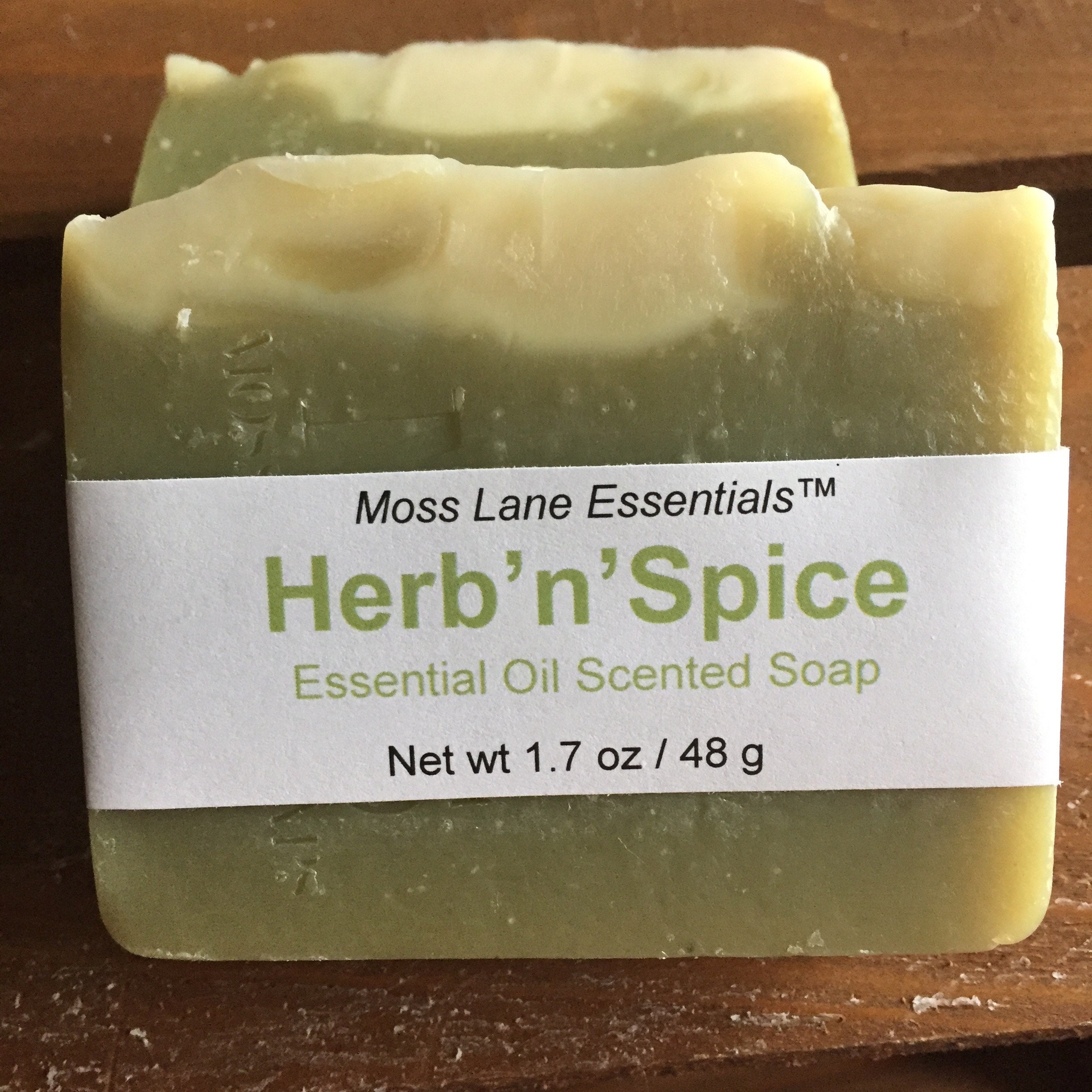Herb'n'Spice Essential Oil Scented Cold Process Soap with Shea Butter
