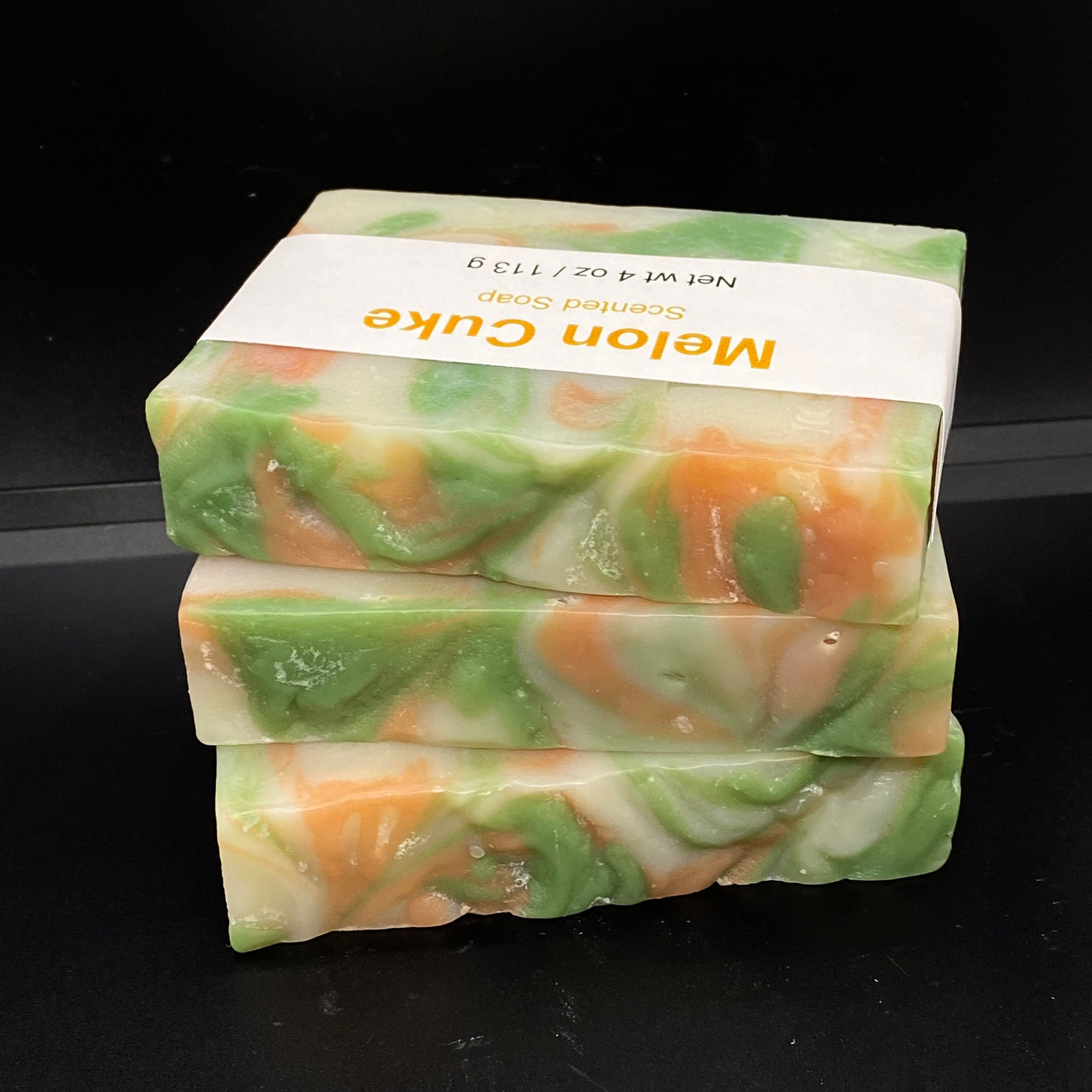  Money soap cucumber melon scented 4 oz square soap all have  price inside : Handmade Products