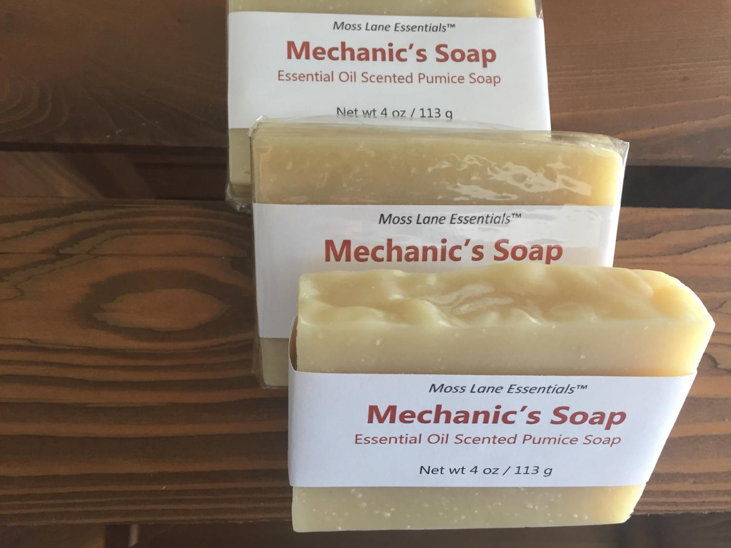 Mechanic’s Cold Process Soap with Pumice and Orange Essential Oil