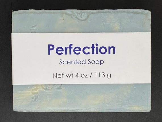Perfection Scented Cold Process Soap with Shea Butter for Men, 4 oz / 113 g bar
