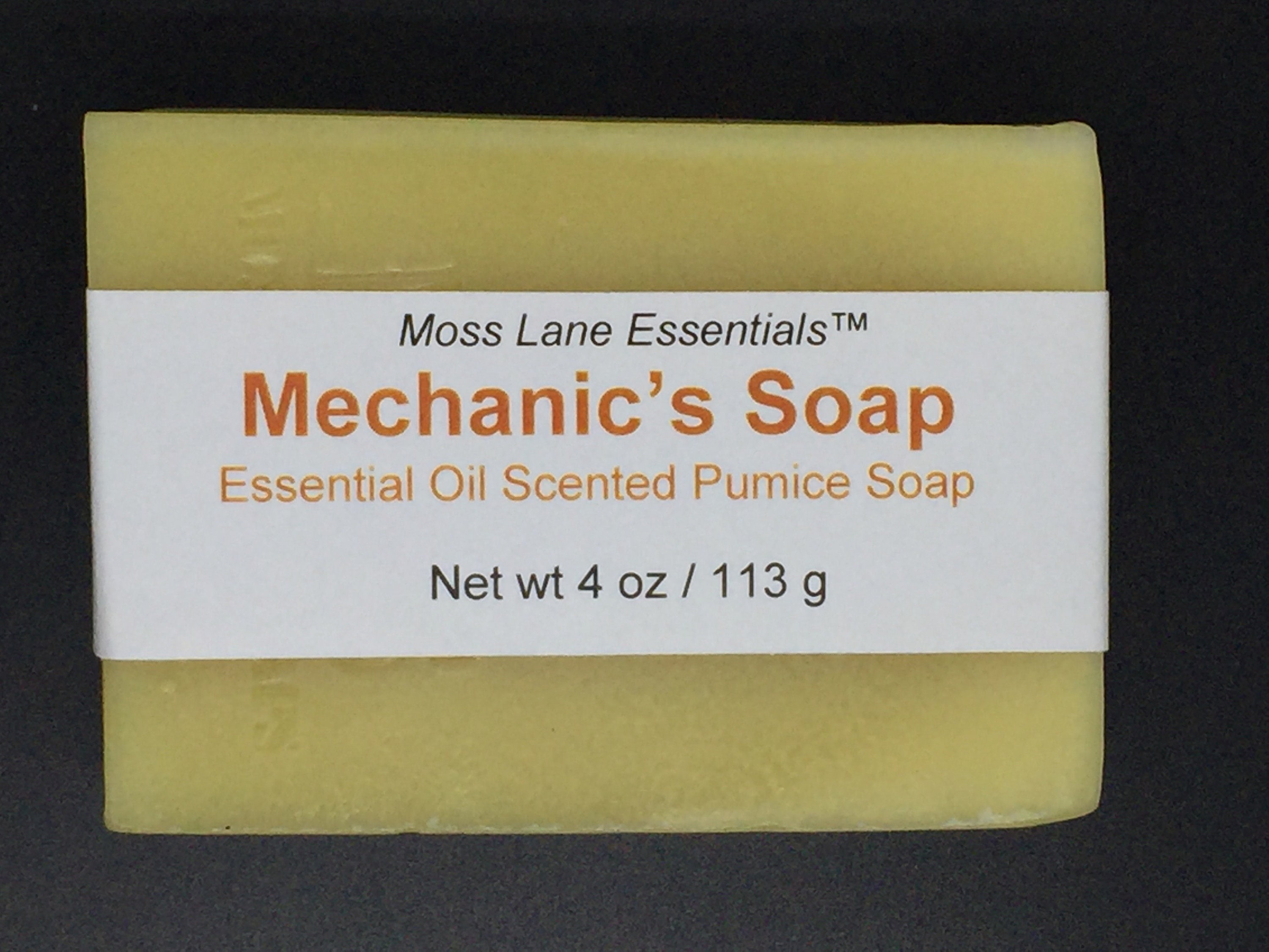Mechanic's Cold Process Soap with Pumice and Orange Essential Oil