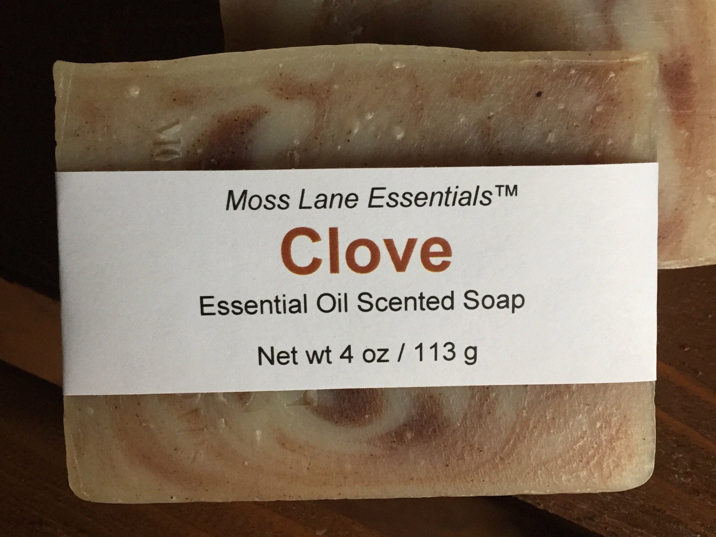 Clove Bud Essential Oil Scented Cold Process Soap with Shea Butter, 4