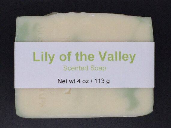 Lily of the Valley Scented Cold Process Soap with Shea Butter