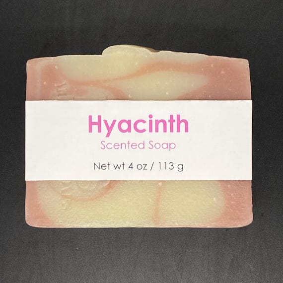 Hyacinth Scented Cold Process Soap, 4 oz / 113 g bar