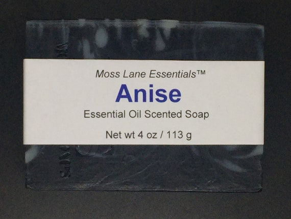 Anise Essential Oil Cold Process Soap with Shea Butter, 4 oz / 113 g bar