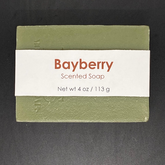 Bayberry Scented Cold Process Soap, 4 oz / 113 g bar