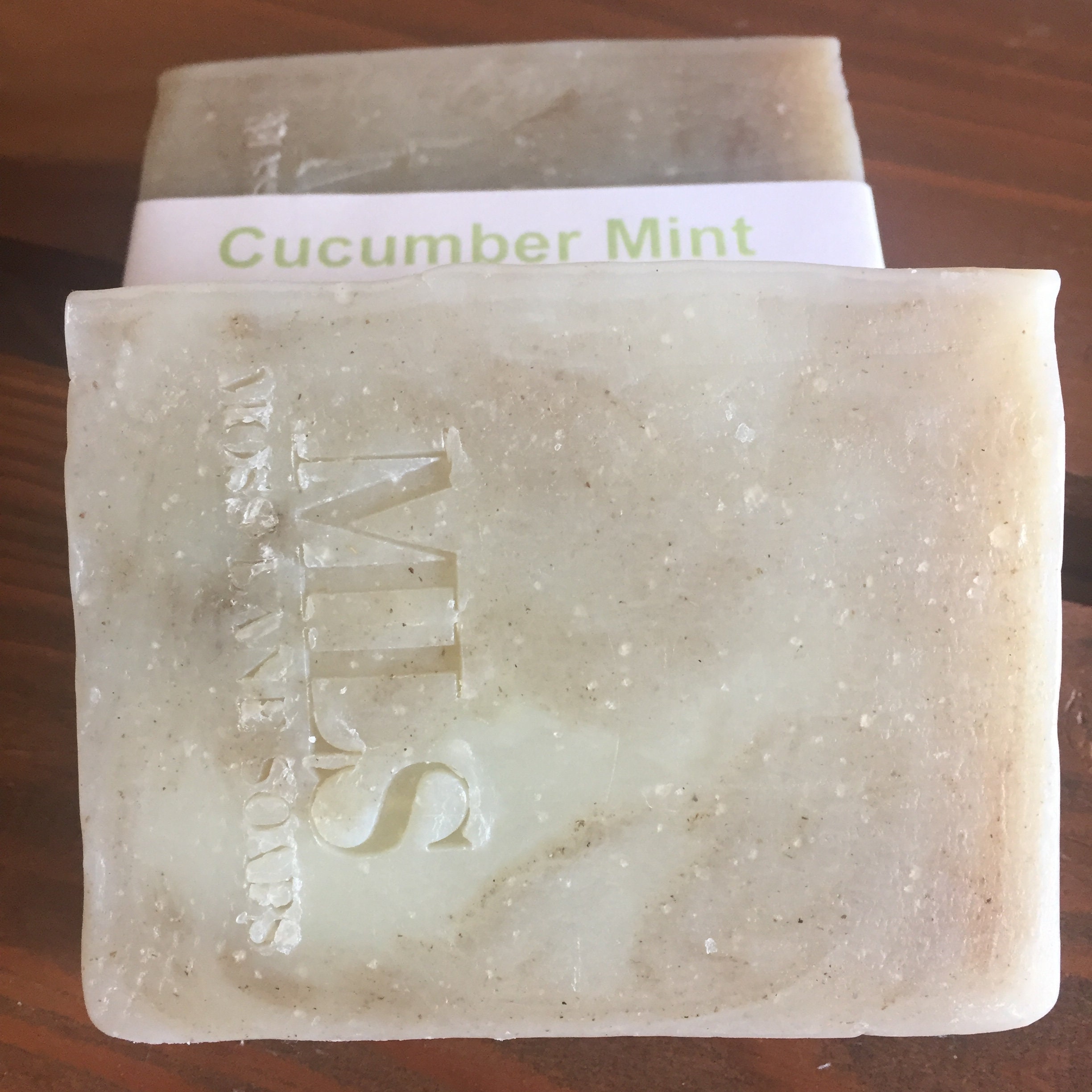 Cucumber Mint Scented Cold Process Soap with Shea Butter