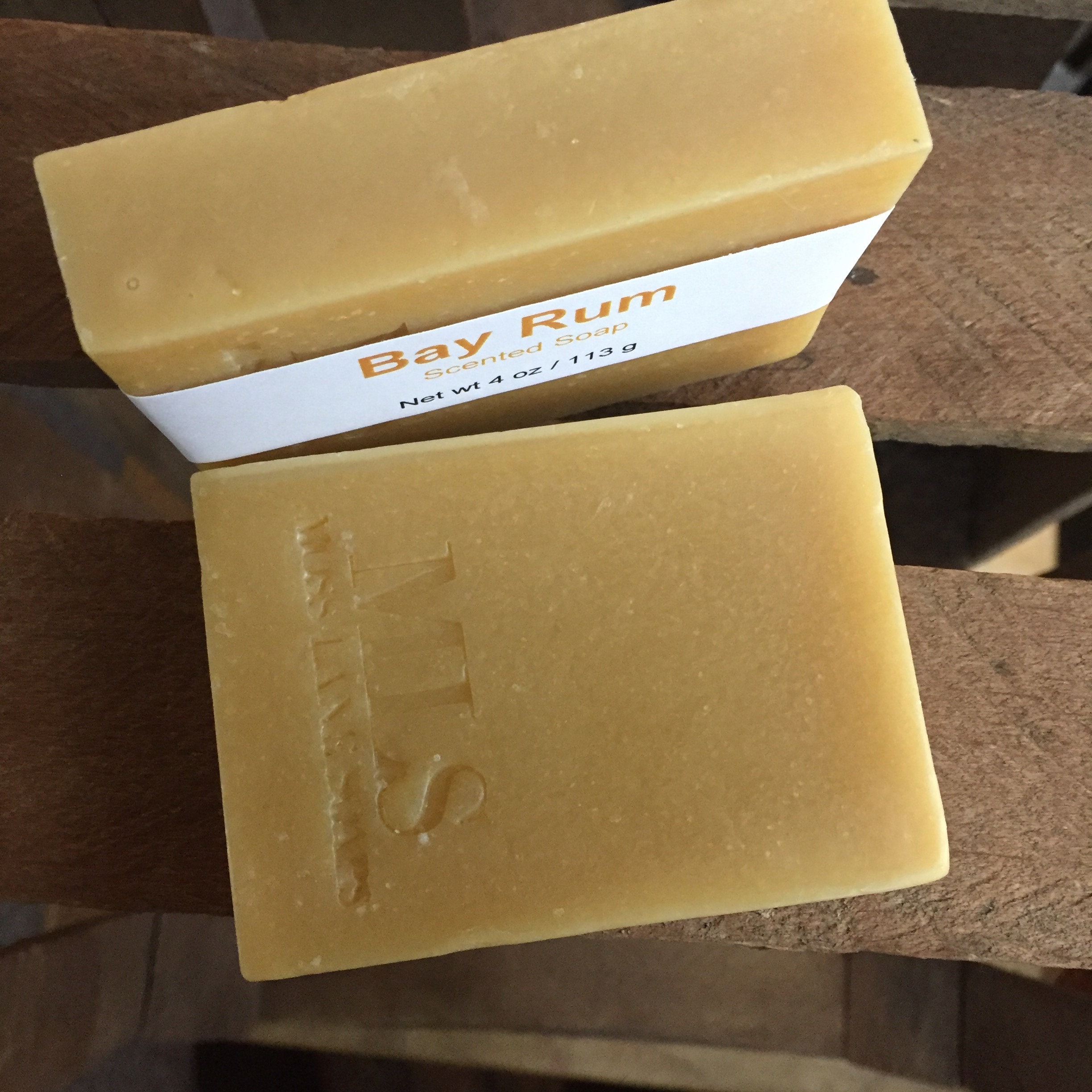 Bay Rum Scented Cold Process Soap for Men With Shea Butter, 4 Oz / 113 G  Bar 