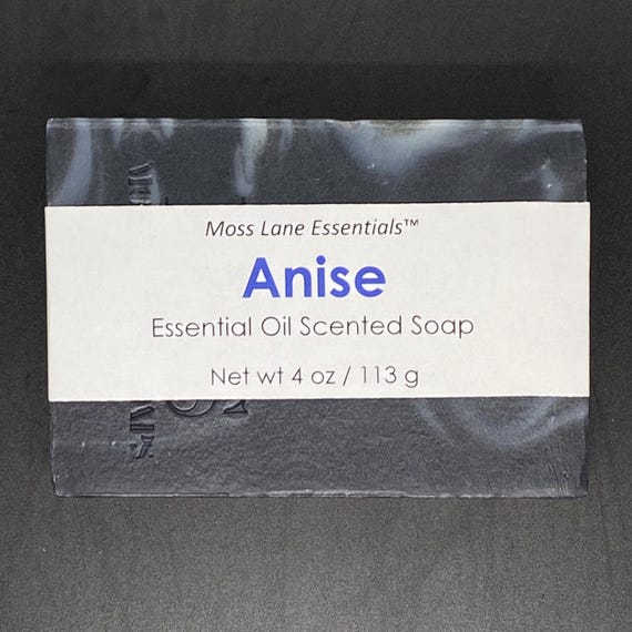 Anise Scented Cold Process Soap, 4 oz / 113 g bar