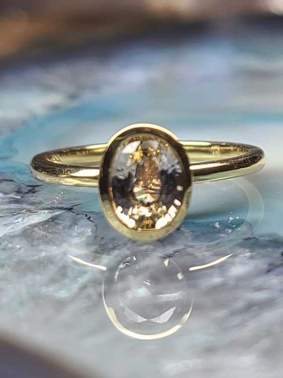 Bicolor sapphire ring store