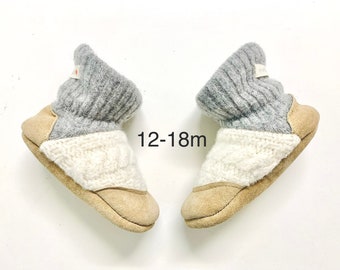 Toddler slippers, baby slipper boots, organic baby, warm baby slippers, felted house shoes, baby shoes, warm slippers, neutral baby shoes