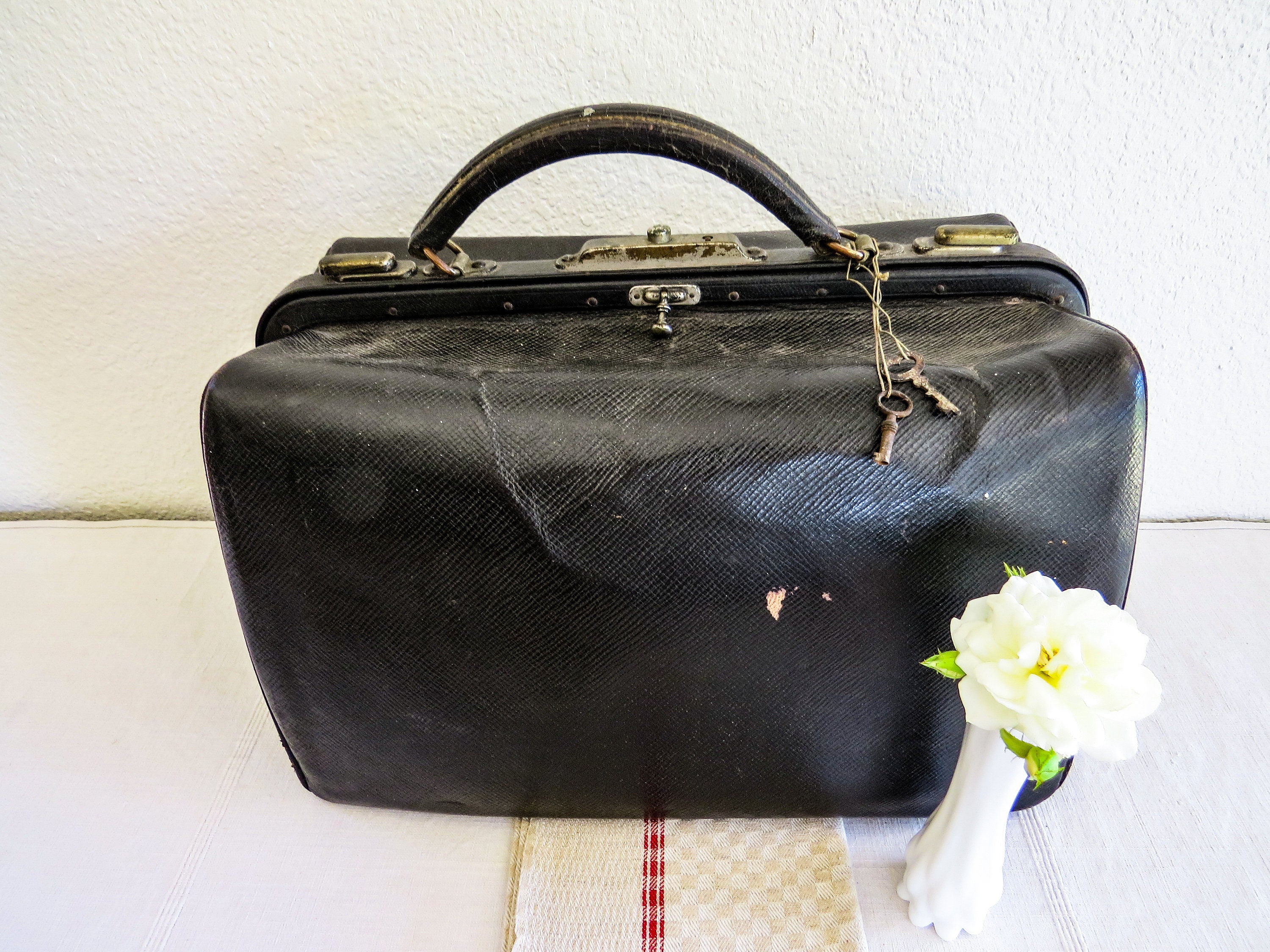 Madrid Gladstone Leather Bag