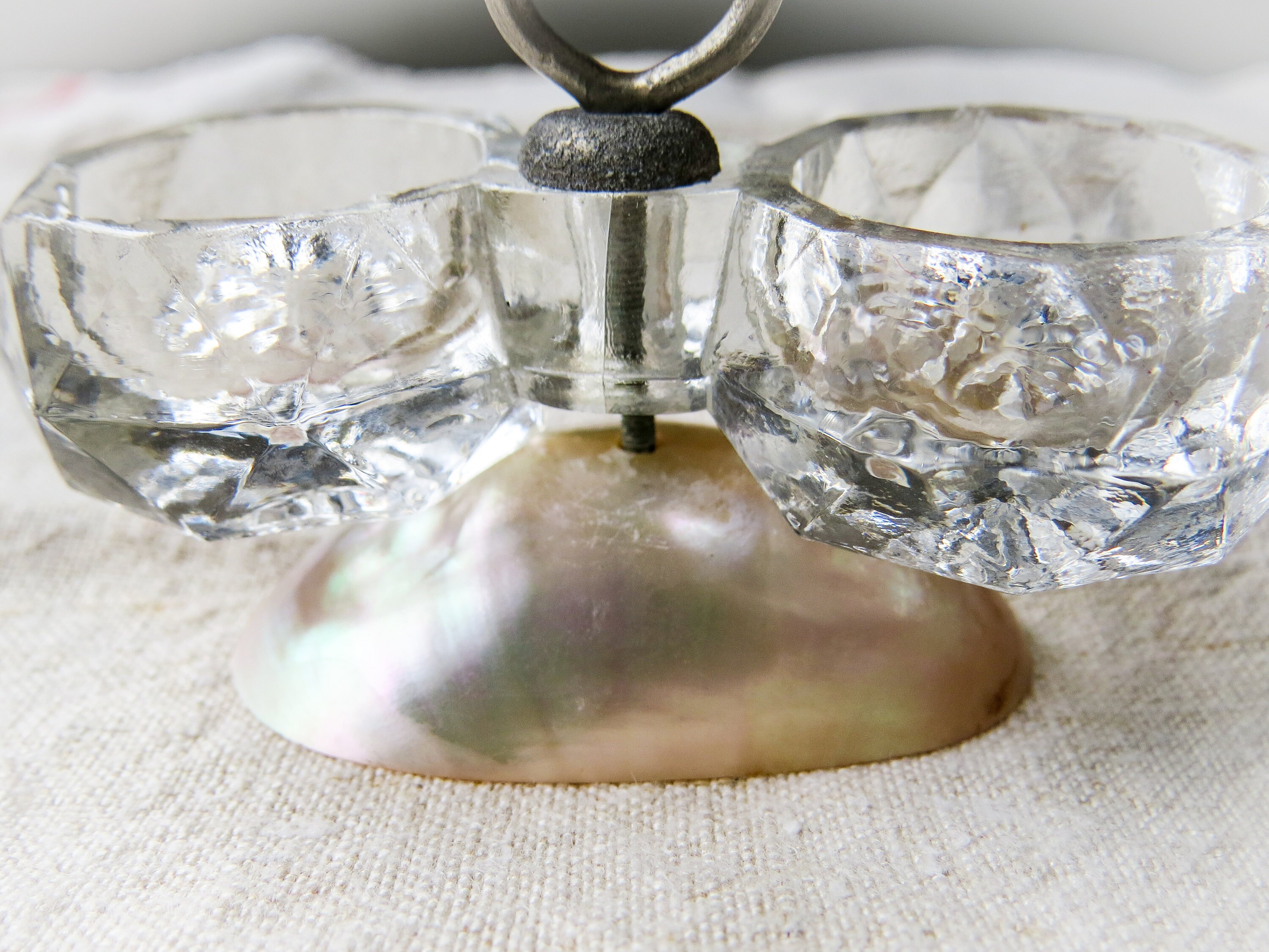 アンティーク フランス製 パレ・ロワイヤル マザーオブパール