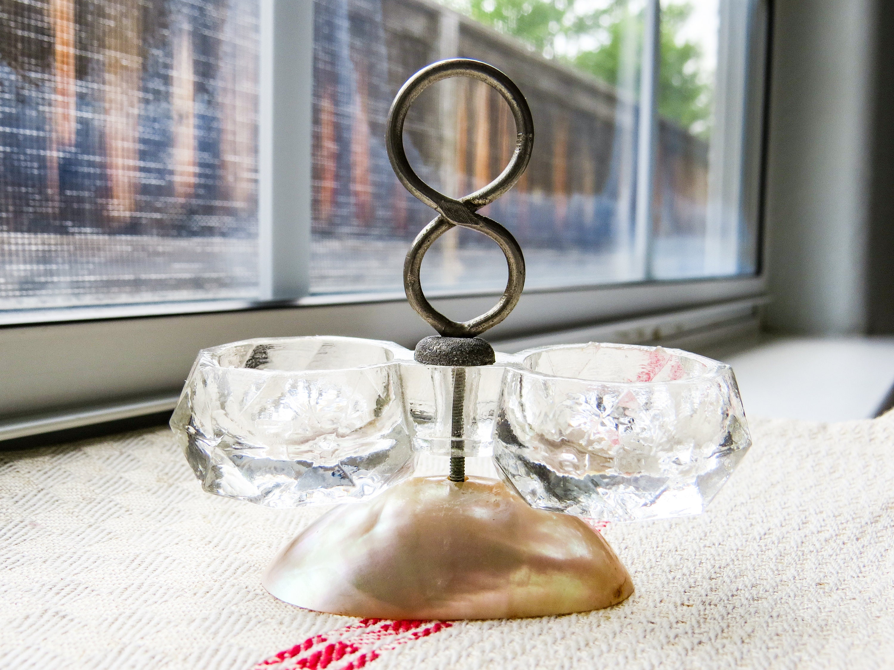 アンティーク フランス製 パレ・ロワイヤル マザーオブパール