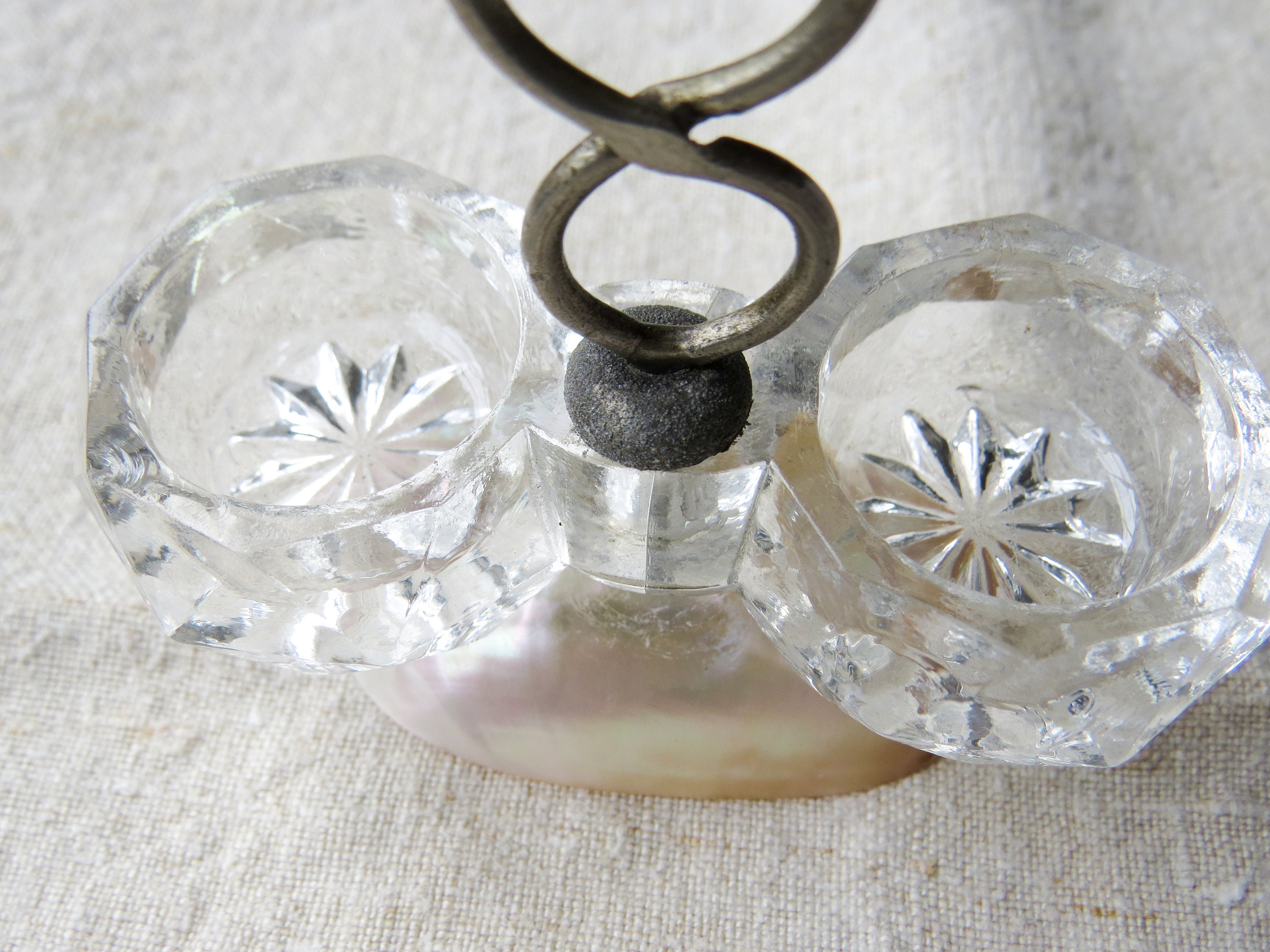 アンティーク フランス製 パレ・ロワイヤル マザーオブパール