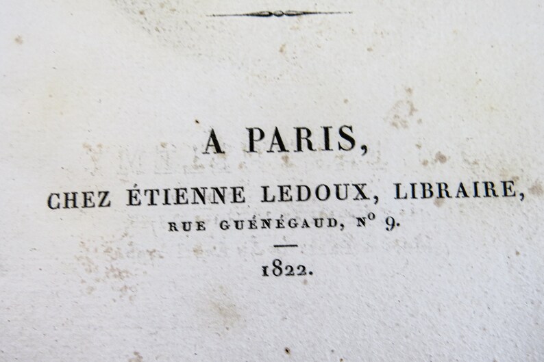 Antique Books Set of 7 in French Antiquarian Leather Books Etsy