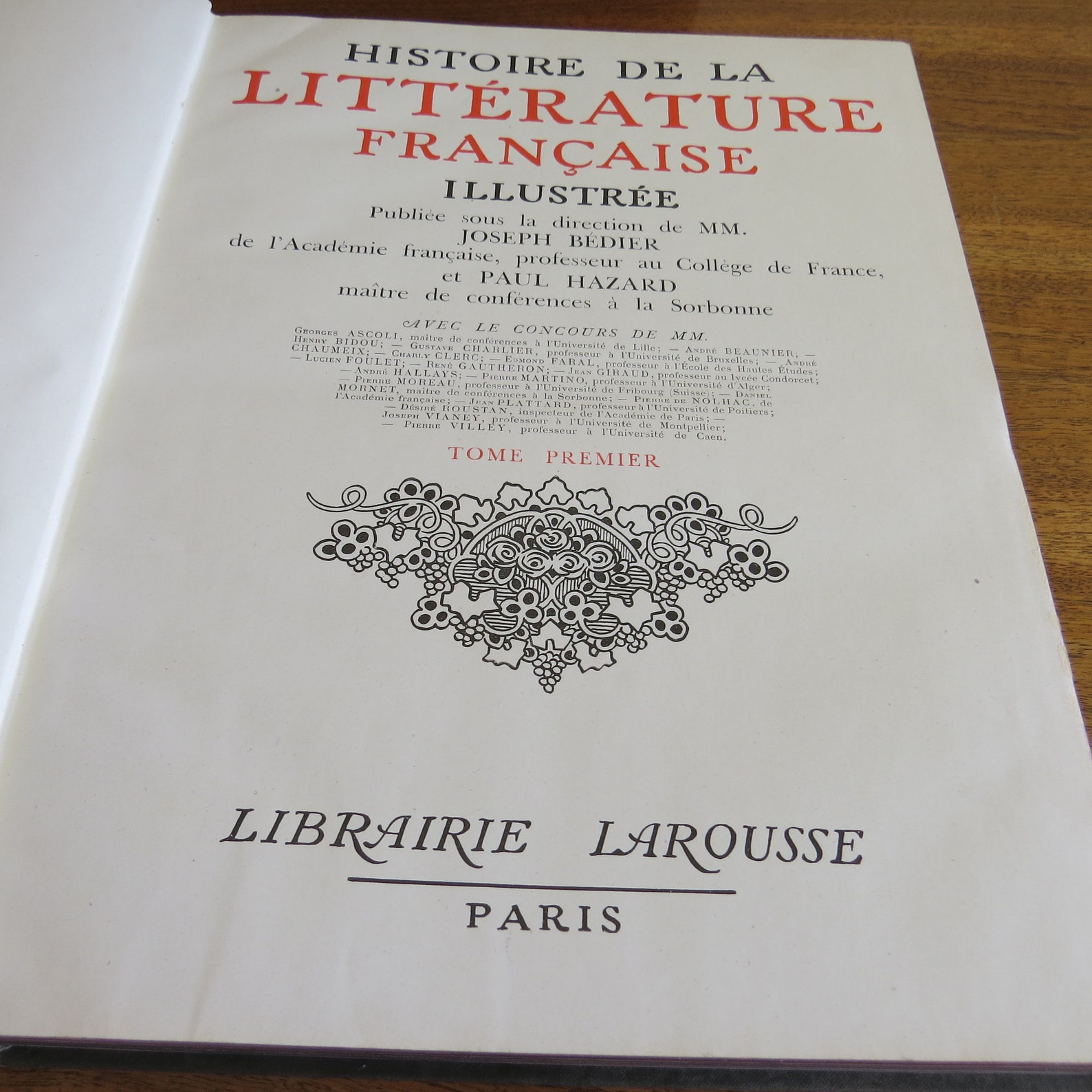 History of French Literature 2 Book Volume Set Larousse Etsy
