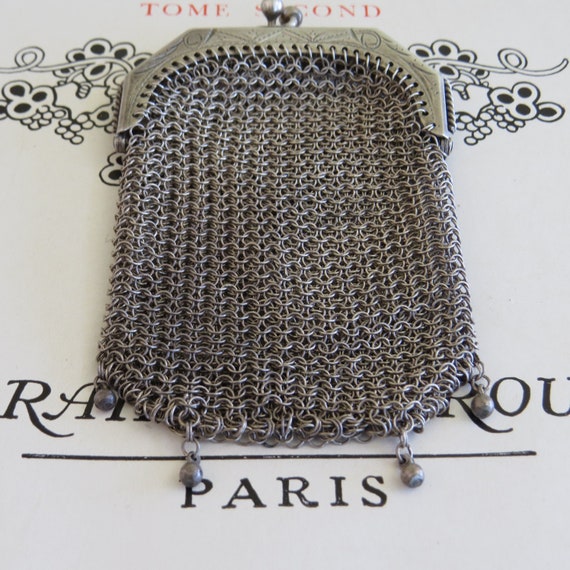 chain mail purse antique