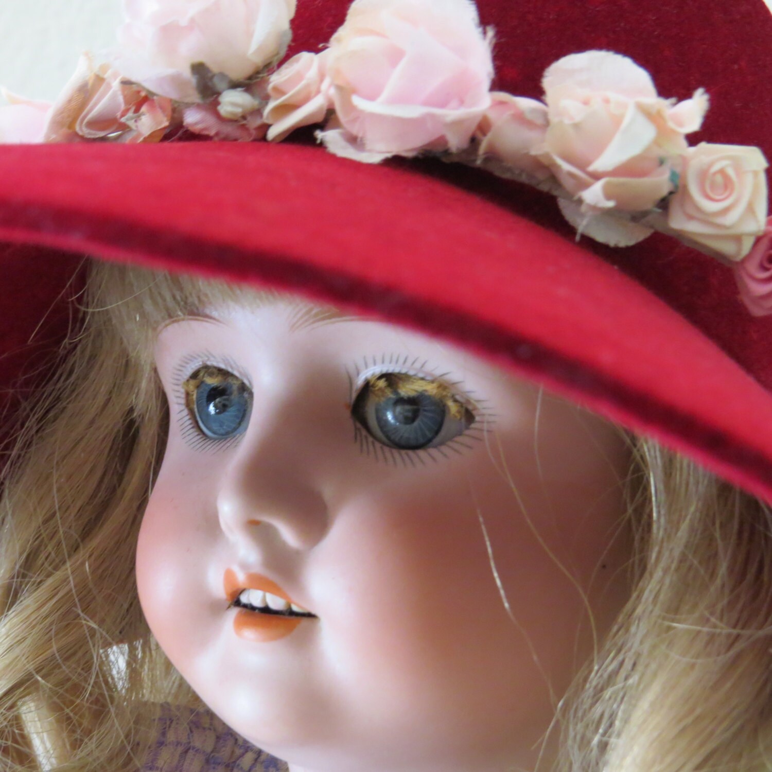 Antique German bisque porcelain doll marked Viola 8 Made in Etsy
