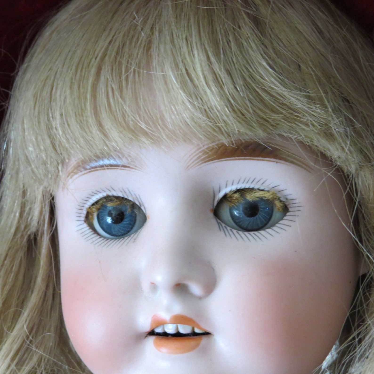 Antique German bisque porcelain doll marked Viola 8 Made in Etsy
