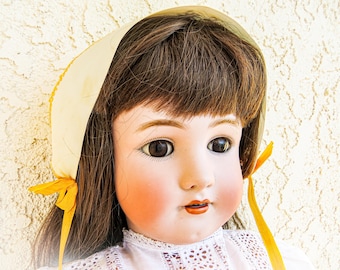 POUPEE ANCIENNE TÊTE BISCUIT GEBRÜDER KUHNLENZ HABITS DE MARIN ANCIEN - HT 48 cm EUR 380,00 - FR