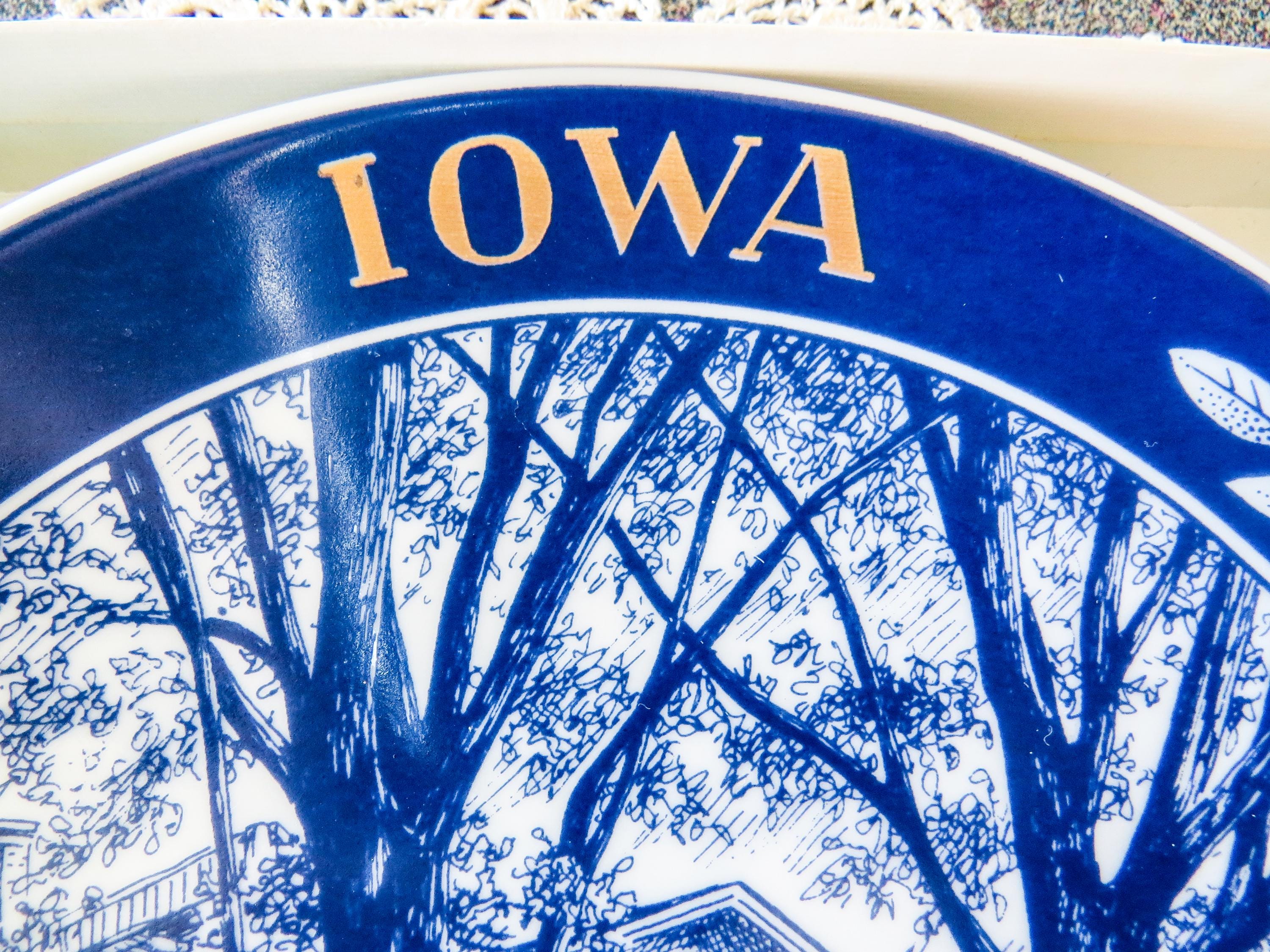 1974 Porcelain Collector Plate Montauk Preservation Iowa Gov Larabee ...