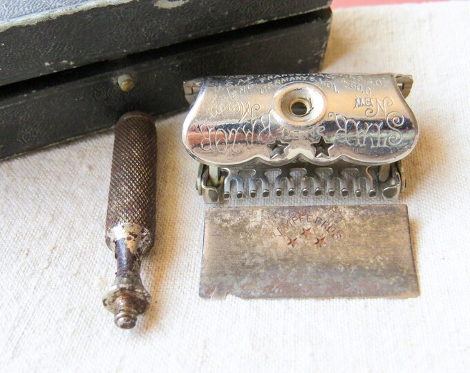 Safety Razor 1901 Antique Star Safety Razor Made by Kampfe Bros. in Original Box. Date of ...